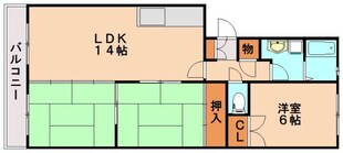 雑餉隈駅 徒歩18分 4階の物件間取画像